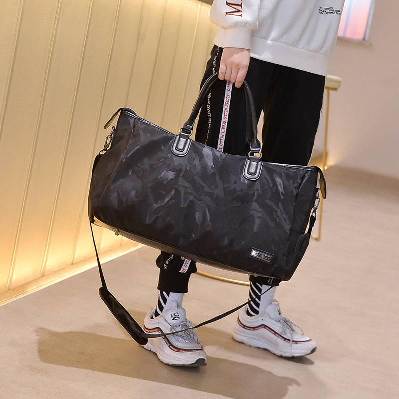 Fitness Bags Shoulder Gym Bag for Shoes Oxford Cloth